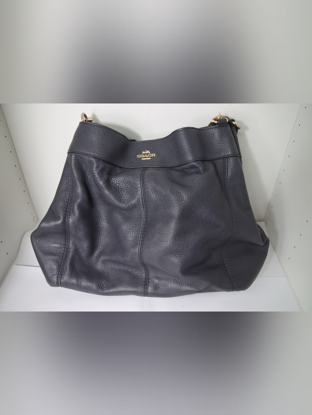 Navy Blue Coach Bag F23511